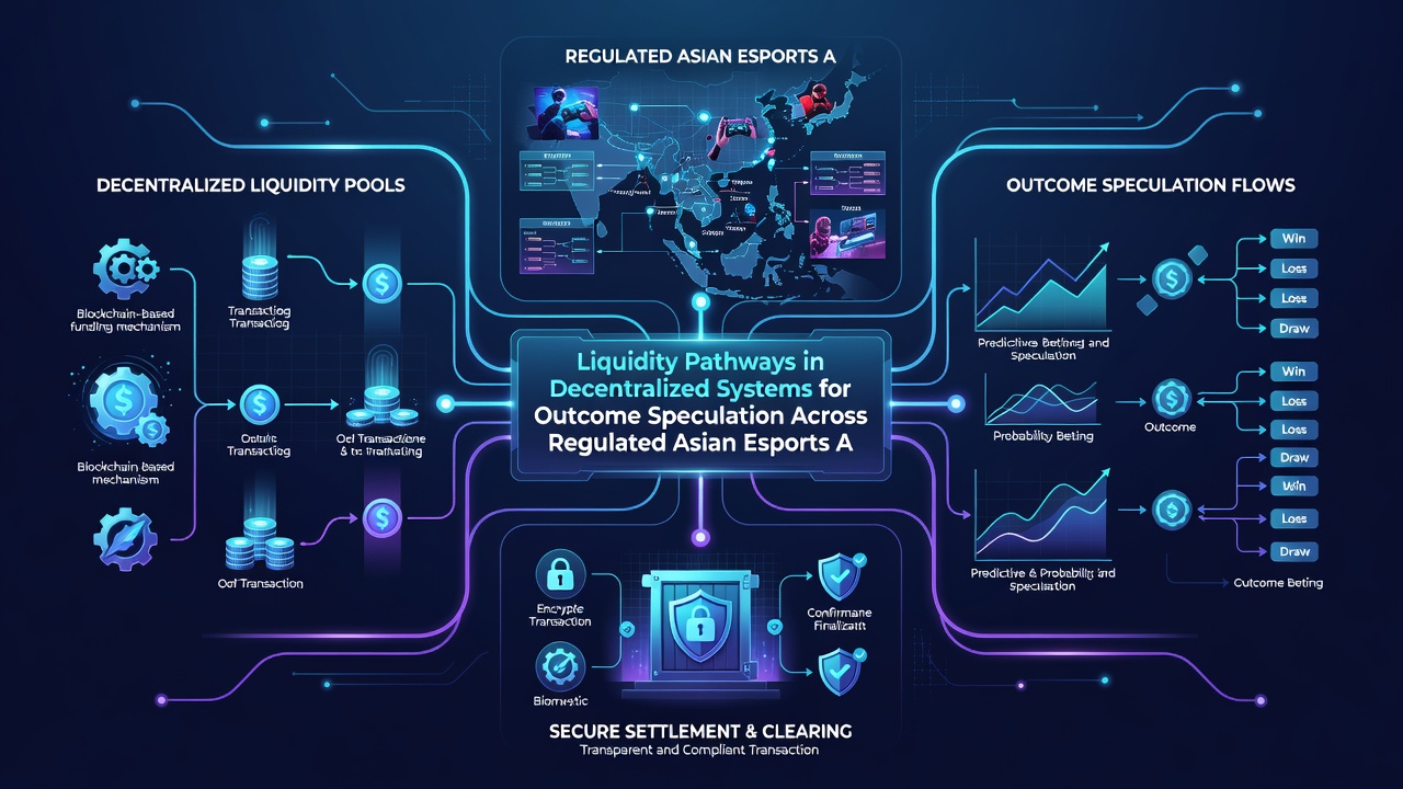 Visualisierung von Liquiditätsflüssen und Cross-Chain-Transfers in Esports-Wettmärkten