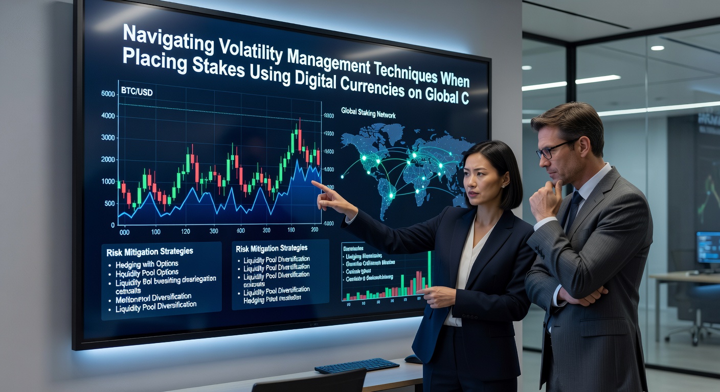 Darstellung von Echtzeit-Datenanalyse und Hedging-Strategien bei Krypto-Wetten auf Meisterschaften mit Charts und Netzwerkdiagrammen