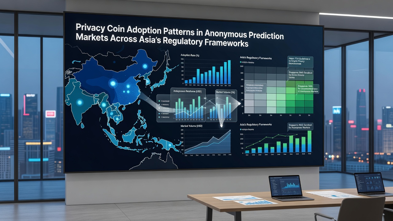 Analyse von Adoptionsmustern mit Diagrammen zu Privacy-Coin-Nutzung in asiatischen Märkten